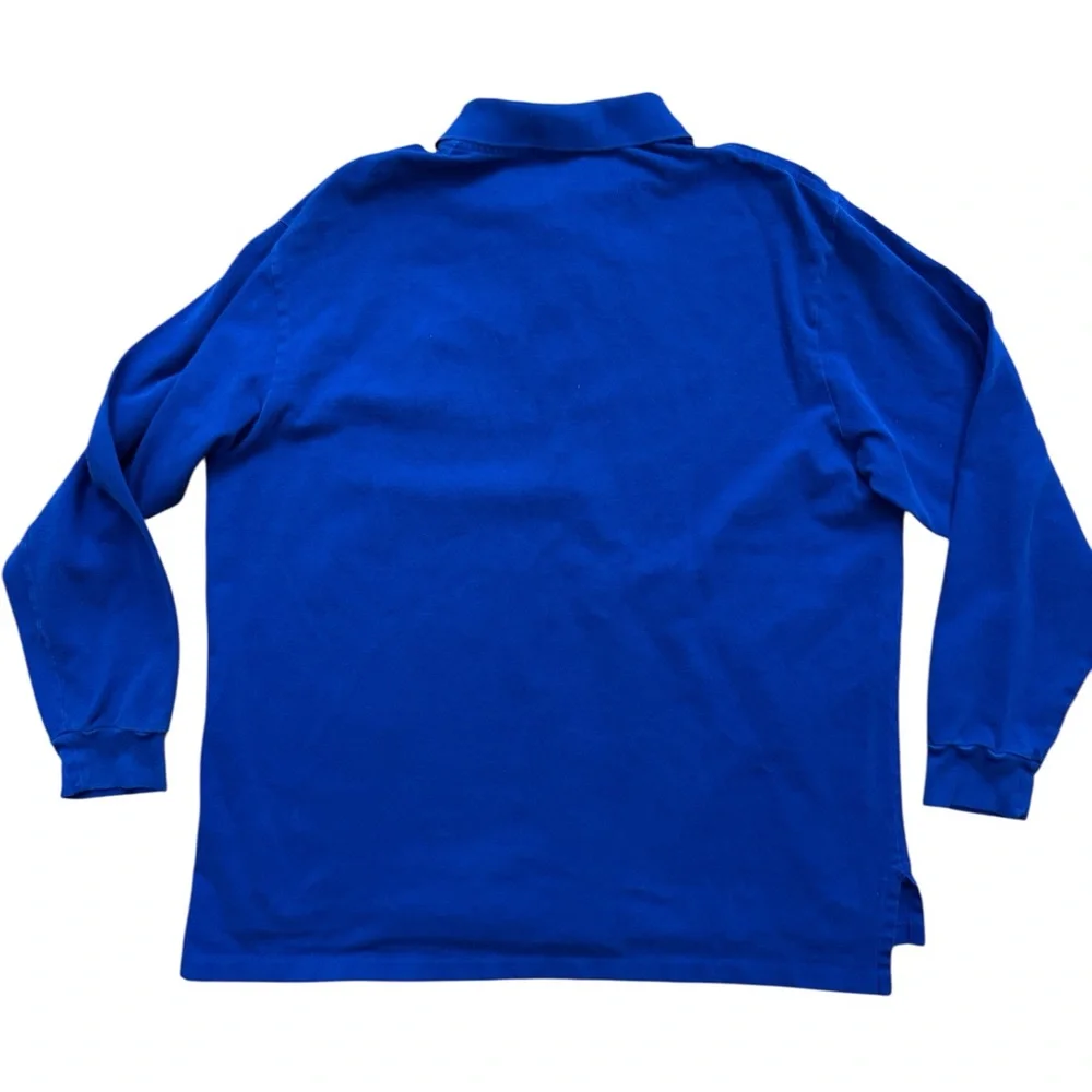 Polo Ralph Lauren Men’s Long Sleeve Polo Shirt Size 2XLT Tall Blue Big Pony Logo